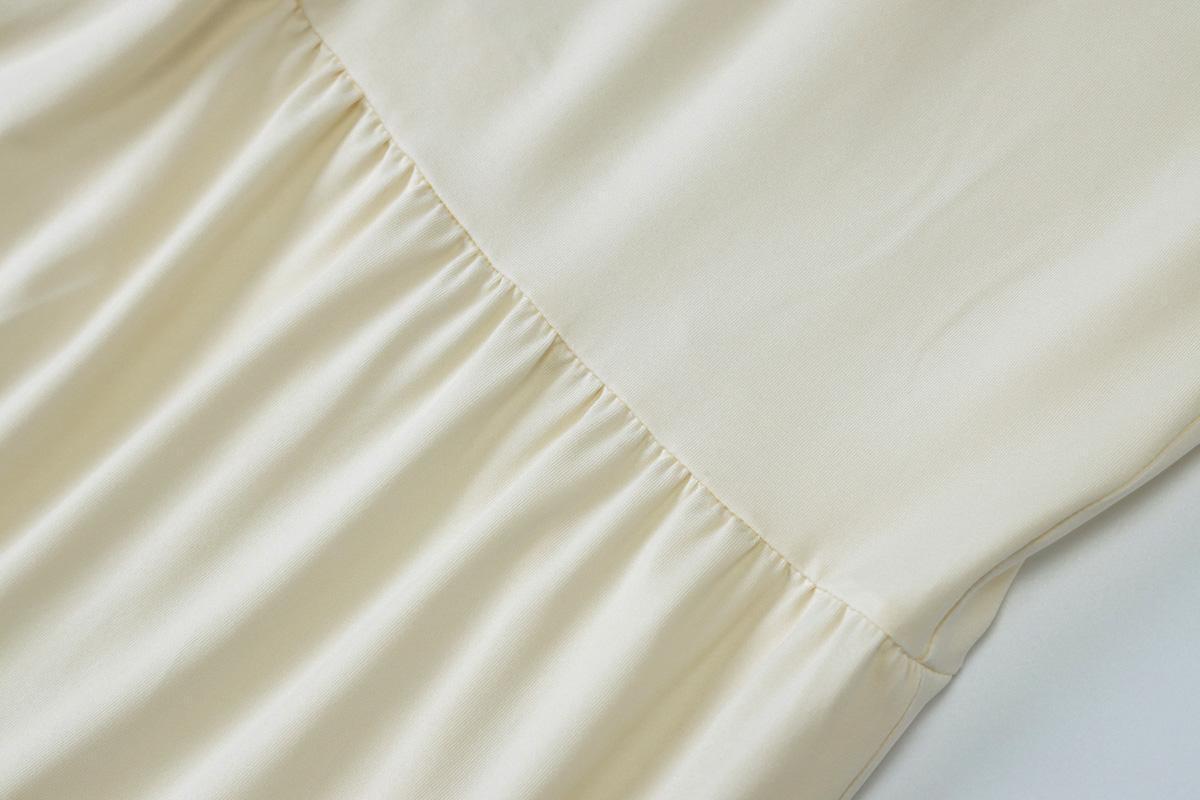 Solid Color Backless Crop Top & Ruched Skirt Two Pieces Set Women's Sleeveless Halter Neck Top & Skirt Ladies Summer Fall Clothes for Party Holiday Vacation Beach Boho Valentine's DayGift Outfit SpringStatements