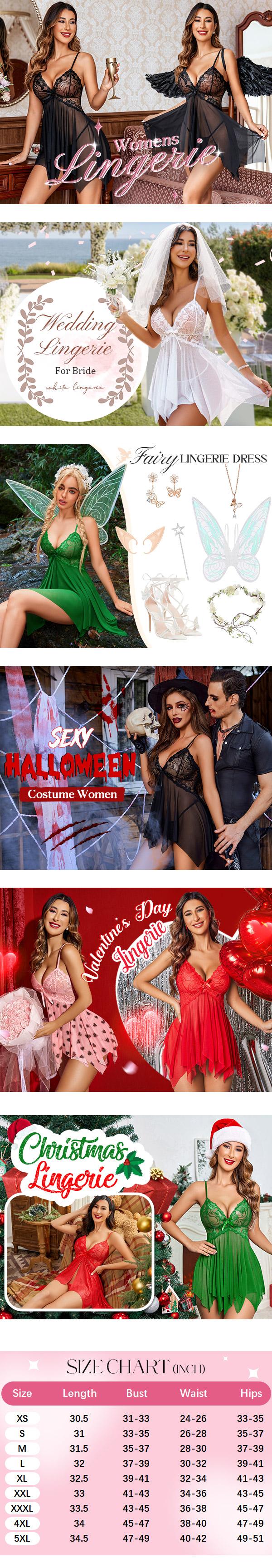 Avidlove Hot Lingerie for Women Lace Sleepwear Boudoir Outfits Plus Size Langeray XS-5XL Pleated Floral Lace Cups Adjustable Straps Holiday Gift Sleeveless SpringStatements