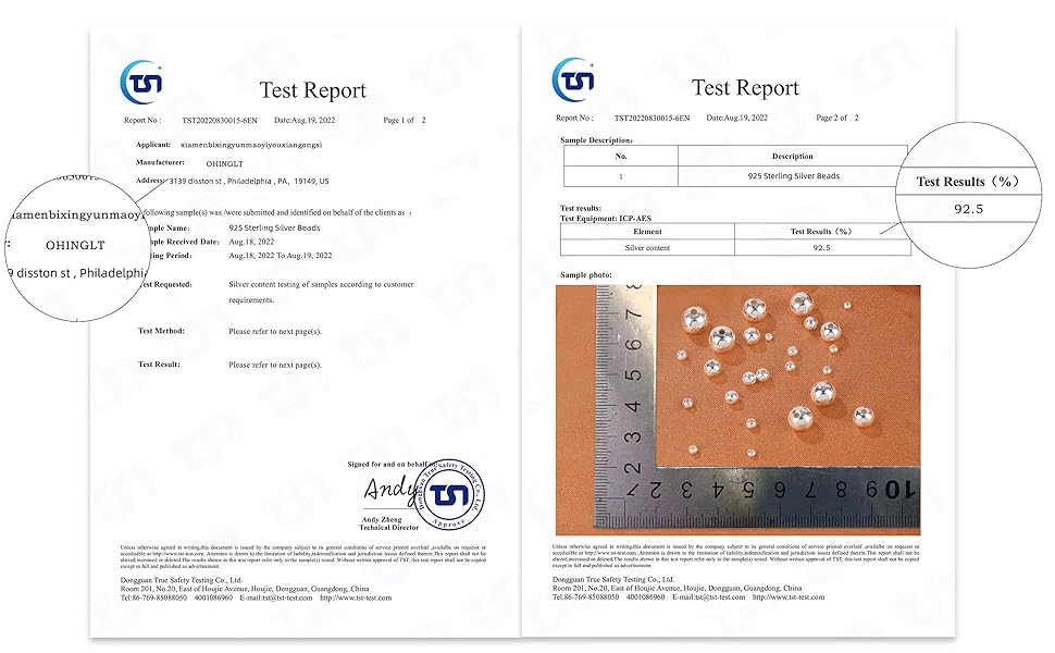 925 Sterling Silver Beads for Jewelry Making,Smooth Round Ball Beads Spacer Beads for Ring Necklace Earring Bracelets Making (Made in Italy 3mm)