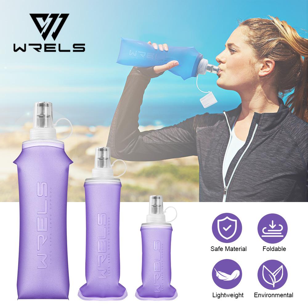Wrels Lightweight Foldable Drink Bottle, Small Volume Large Capacity Sports Water Bottle, Available in 150ML, 250ML, 500ML, Portable Sports Bottle