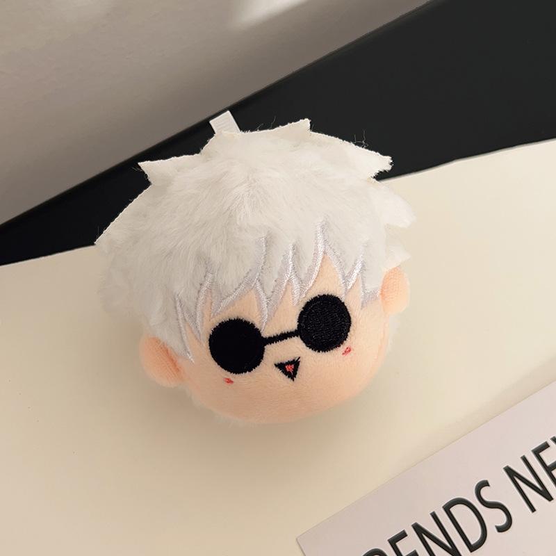 New Jujutsu Kaisen  Plush Pendan Gojo Satoru Dolls School Bag Pendants Geto Suguru Cute Soft Stuffed  For Kid Christmas