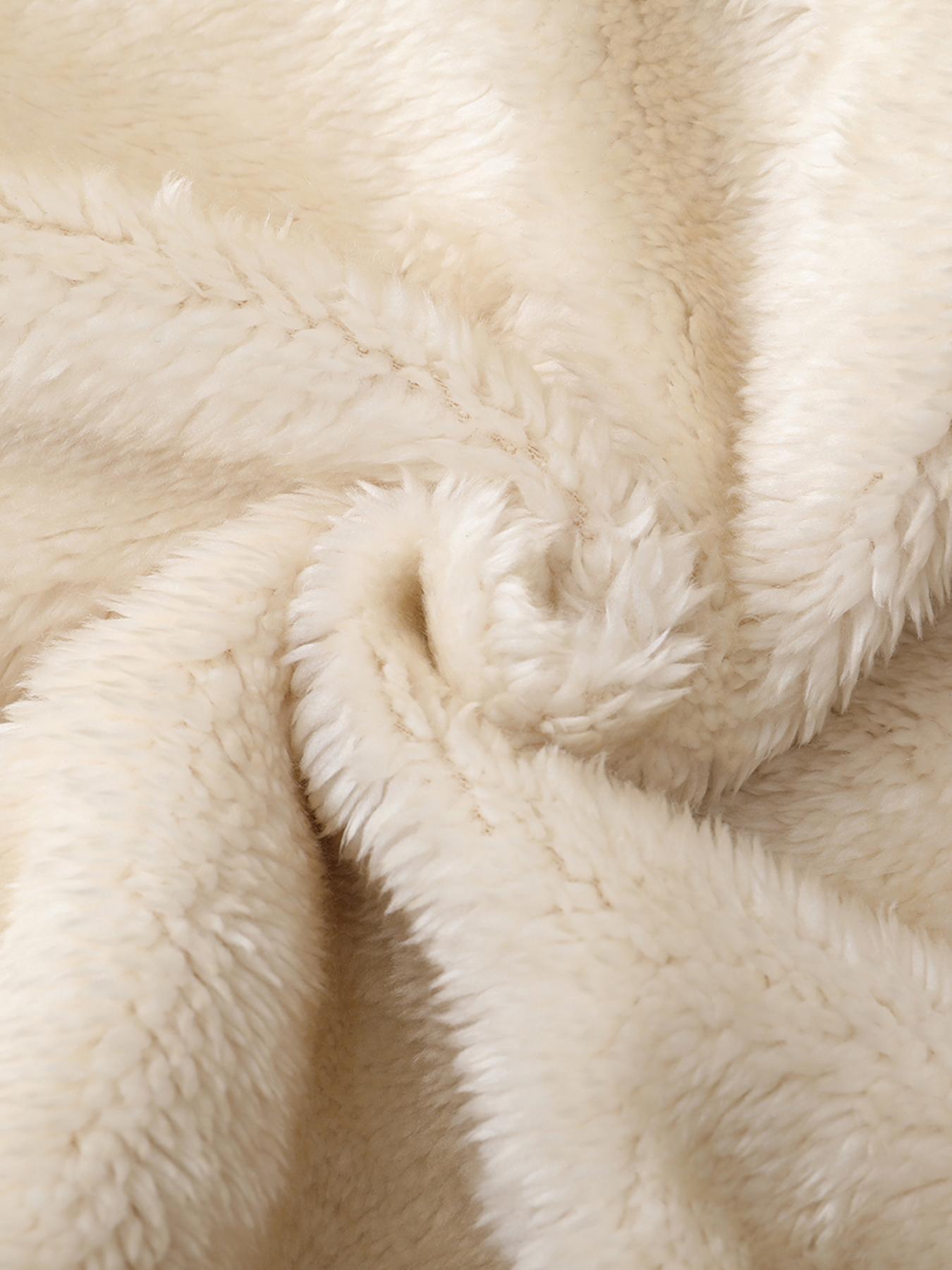 Women's Casual Hooded Pullover Sweatshirt Set, Thick Fleece Lined, Loose-Fit Jogger Pants, Fall & Winter, Two-Piece Tracksuit