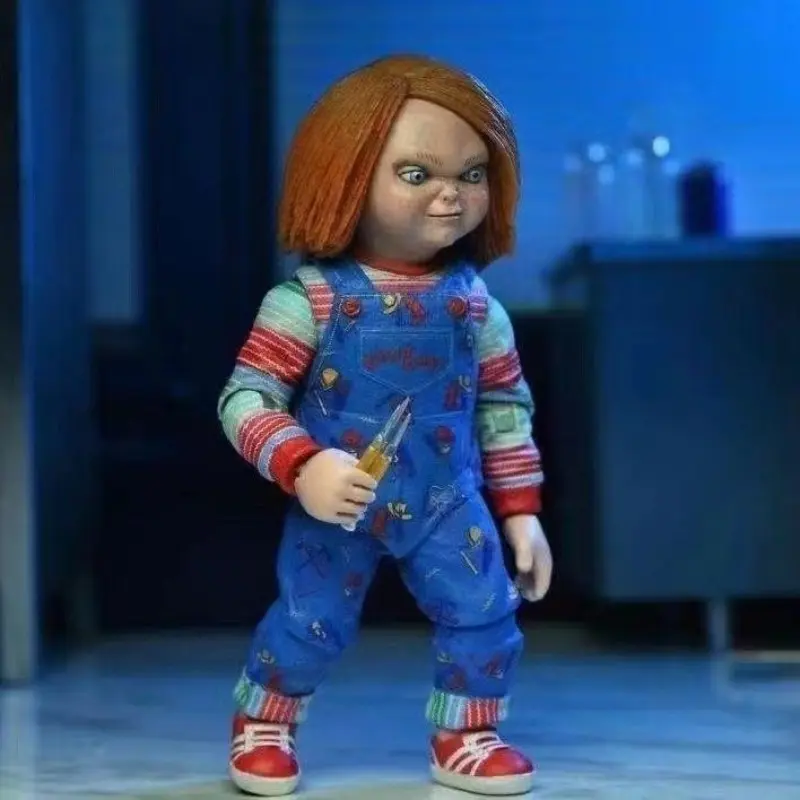 Neca Chucky Cult Deluxe Figure, Halloween Decoration, Christmas Gift, Desktop Ornament, Horror Collectible Model