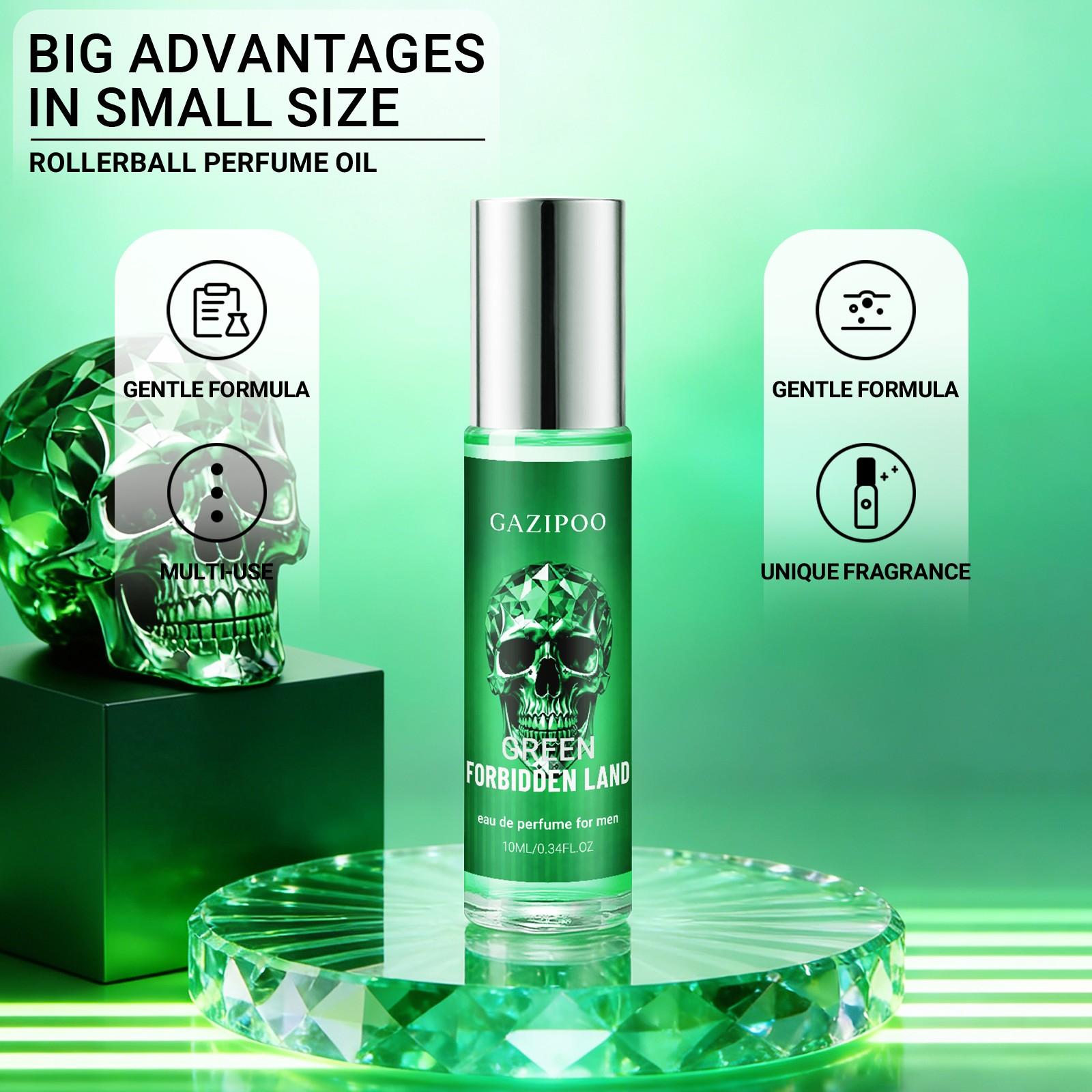 Zone Eau De Parfum 10ML, Citrus Pepper Opening, Lavender Vetiver Middle, Cedar Orris Base, Roll-On Application, Unique Woody Scent