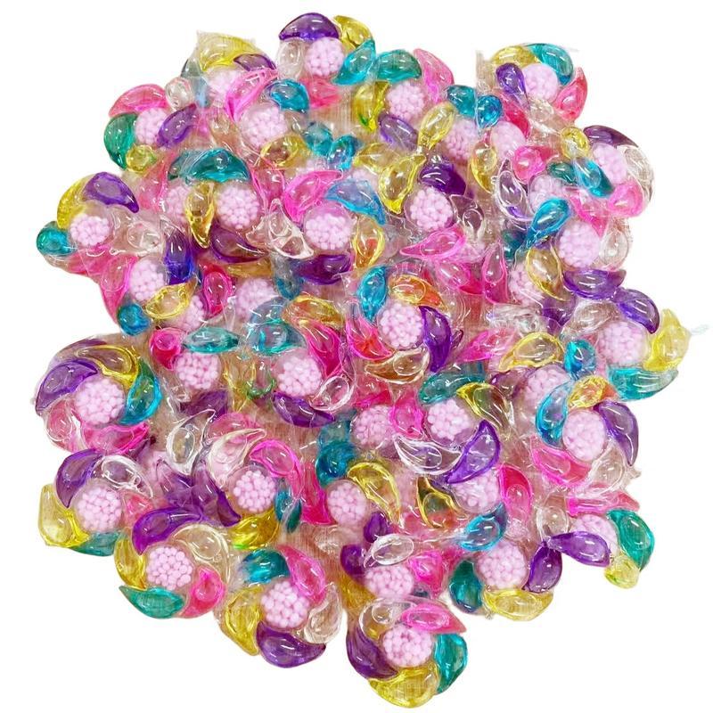 ALL-In-1 Laundry Detergent beads,  50/120/360pcs Scent Booster Laundry capsules 💐 Concentrated Liquid Fabric Softener, Fruit Scented, Strong Stain Removal, Color Protection 👕✨, Laundry Detergent Balls, Laundry Pods Laundry Tools & Accessories