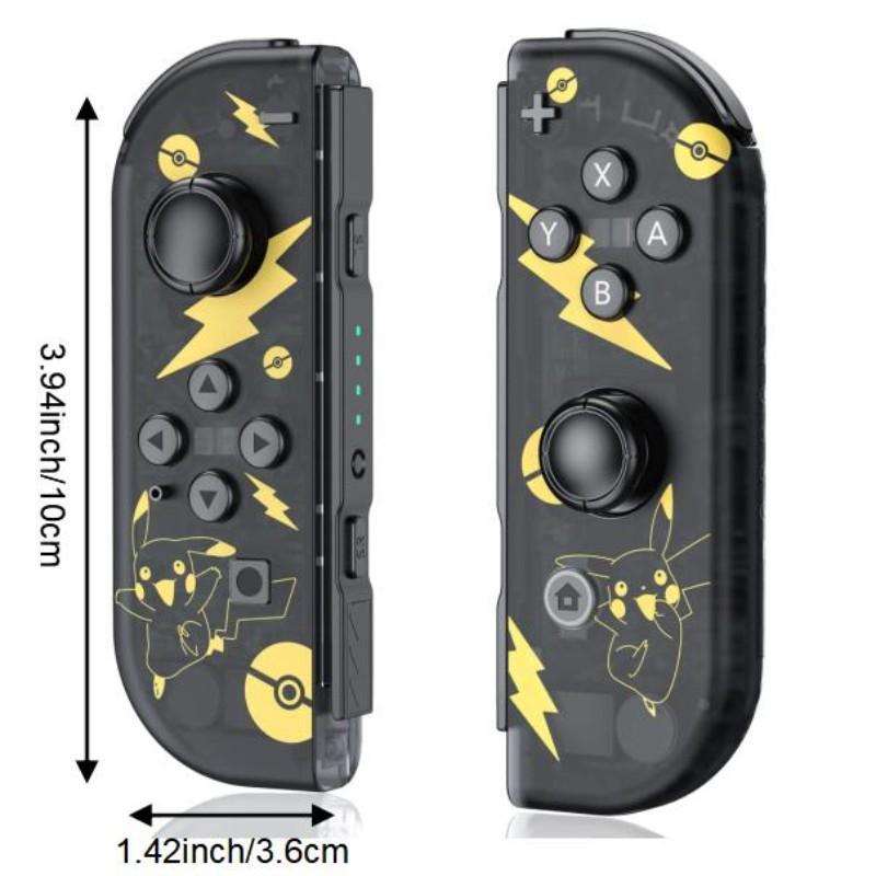Wireless Controller Game Pad for Game Handheld, Compatible with Switch Lite Oled, Dual Vibration Function, Cool Replacement Accessory, Wireless Gaming Controller