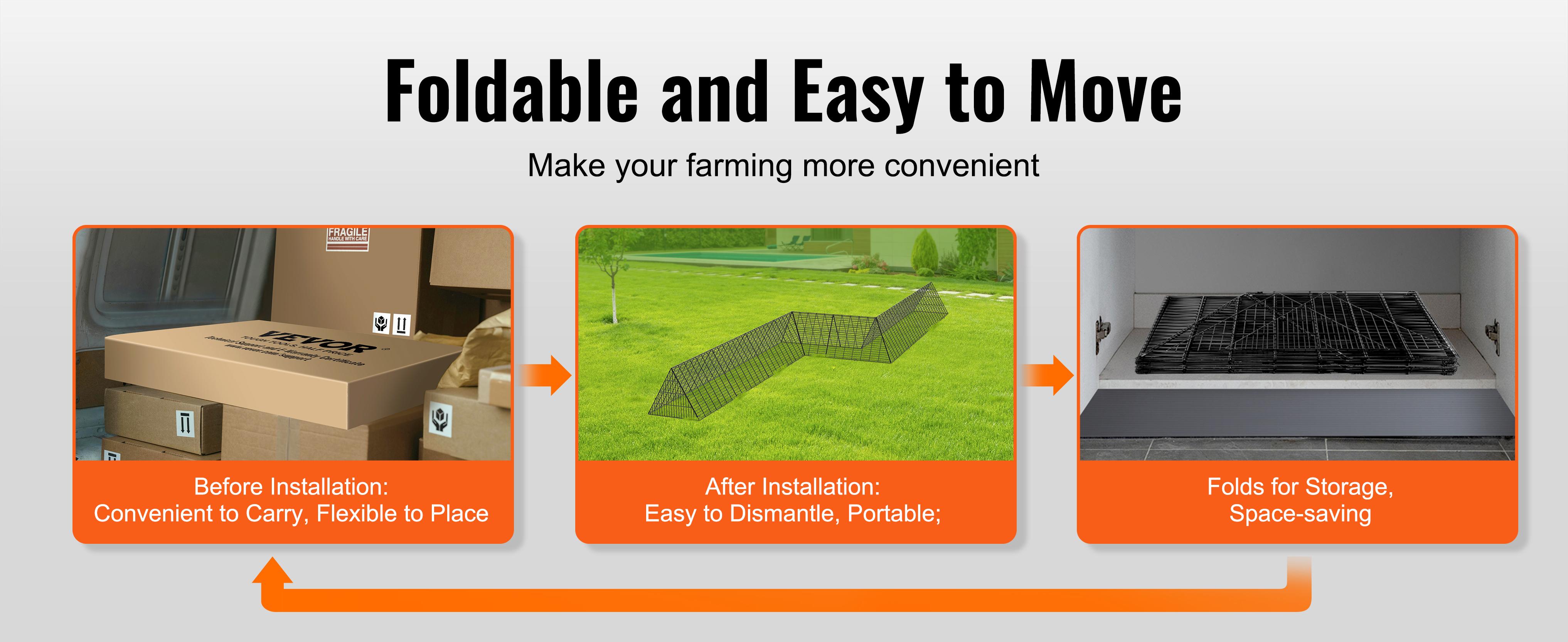 SummerWinsVEVOR Chicken Tunnels, 287x 78.7x 24.2 inch(LxWxH) Chicken Tunnels for Yard, Portable Chicken Tunnels for Outside with Corner Frames, 2 Sets, Suitable for Chickens, Ducks, Rabbitsdealsforyoudays SummerWinsVEVOR Chicken Tunnels, 287x 78.7x 24.2 inch(LxWxH) Chicken Tunnels for Yard, Portable Chicken Tunnels for Outside with Corner Frames, 2 Sets, Suitable for Chickens, Ducks, Rabbitsdealsforyoudays