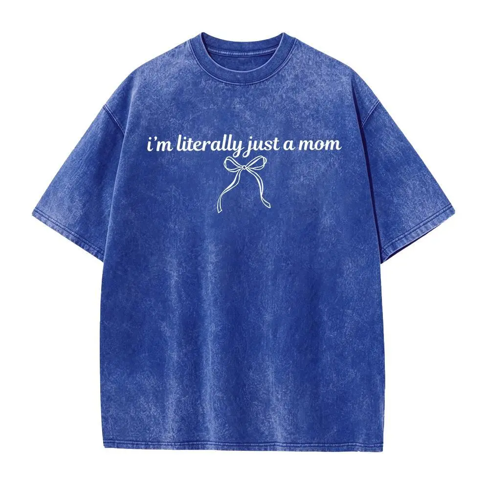 Washed T-shirt-Blue