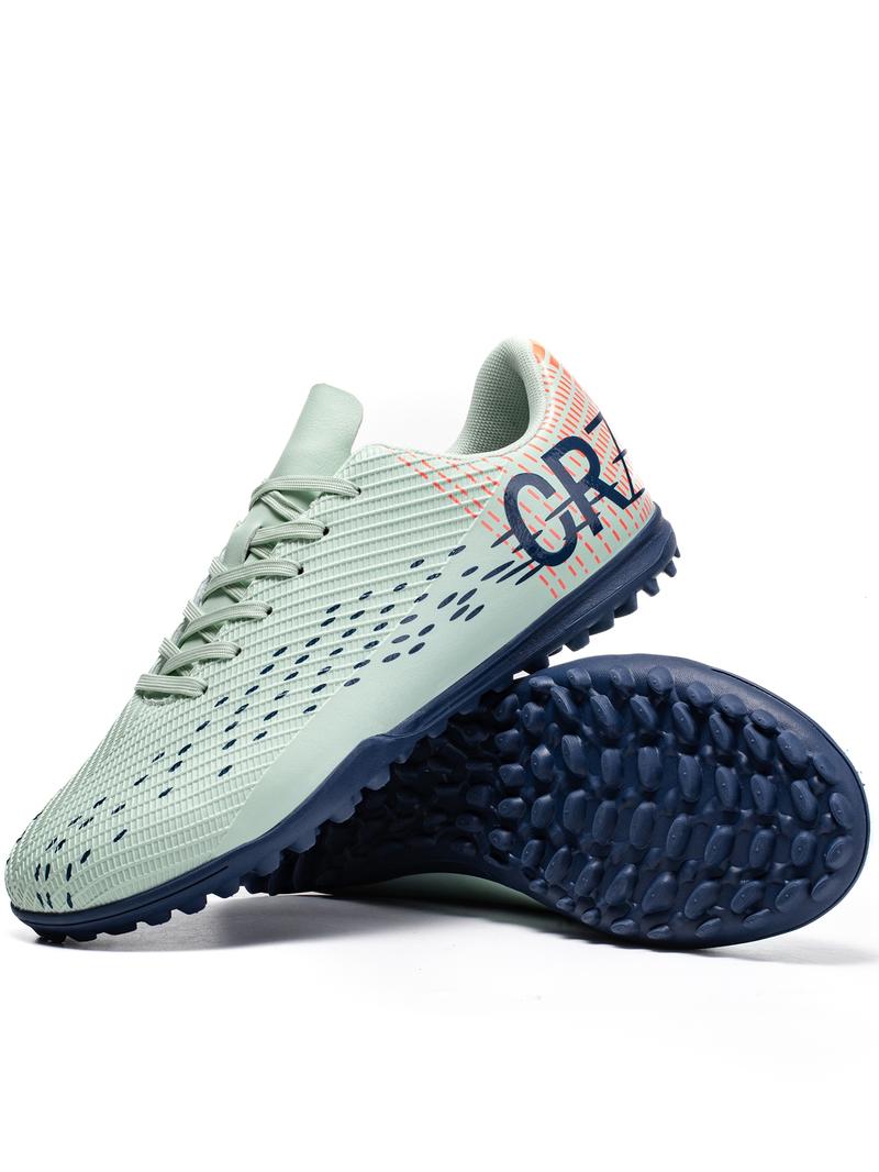 Professional Men's TF Soccer Shoes, Anti-Slip Wear-Resistant Outdoor Sports Training Boots, Comfortable Breathable Artificial Grass Cleats, Football Field Boots