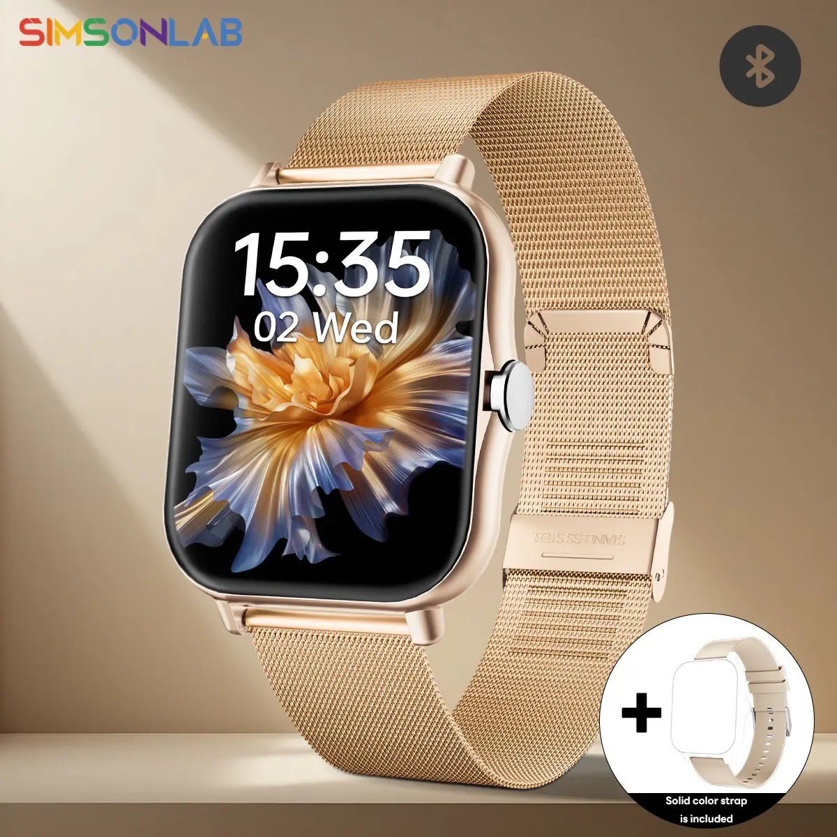 SIMSONLAB 1.83 Inch Portable Trendy Multifunctional Watch, Electronic Watch, 1 Count Digital Watch with BT Support Music Control, Sports Watch for Women & Men, Wearable Smartwatch, Sports Tracking Smartwatch