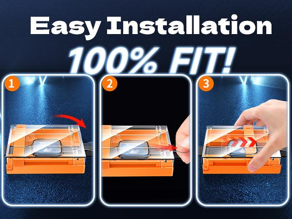 MAGIC JOHN Apple Watch Ceramic Screen Protector 2 Pack Easy Install Smooth Touch Anti Shock HD Clear Full Coverage