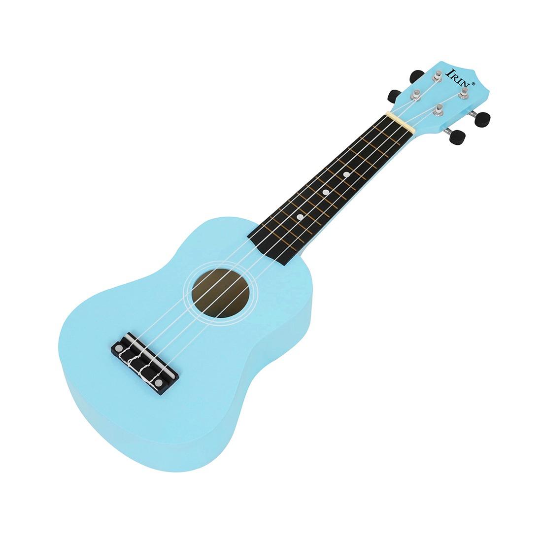 21 Inch Ukulele, 1 Count Colorful Basswood Ukulele, 4 Strings Mini Guitar, Musical Instrument for Beginners, Teachers, Students, Gifts