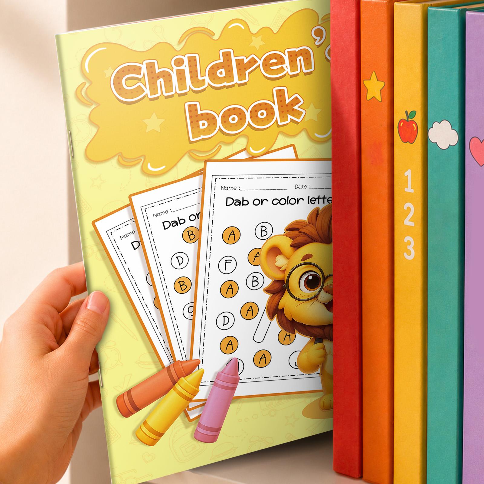 Kids’ Alphabet Handwriting Practice Book – Learn Uppercase and Lowercase Letters, Trace ABCs, Improve Pencil Control to Build Early Literacy Skills for Preschool, Pre-K, Kindergarten and Home Learning