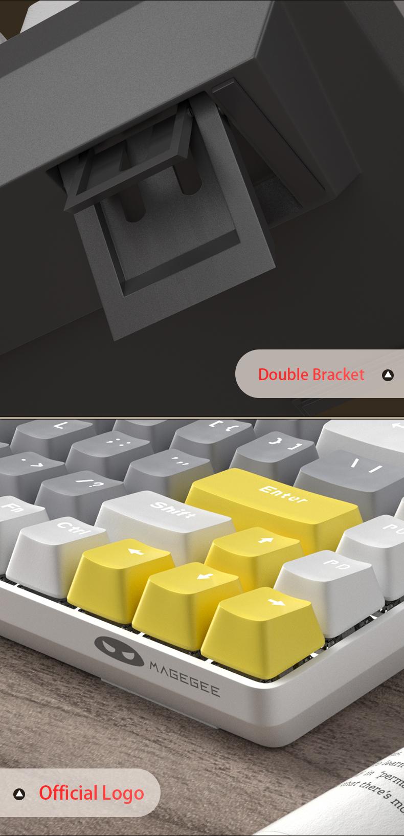 MageGee MK-Box Portable 60% Mechanical Gaming Keyboard, LED Backlit Compact 68 Keys Mini Wired Office Keyboard with Mechanical Switch for Windows Laptop PC Mac MageGee MK-Box Portable 60% Mechanical Gaming Keyboard, LED Backlit Compact 68 Keys Mini Wired Office Keyboard with Mechanical Switch for Windows Laptop PC Mac