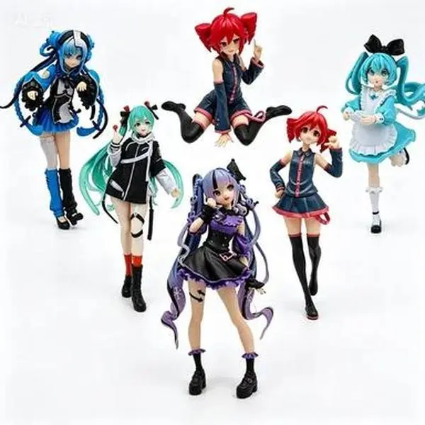 2026 Hot selling toys @New Anime Hatsune Miku Utau Kasane Vocaloid Trio-Try-iT Vocaloid Action Figure Model Toys Cute Action Model PVC Collection Gift Internet-famous toy