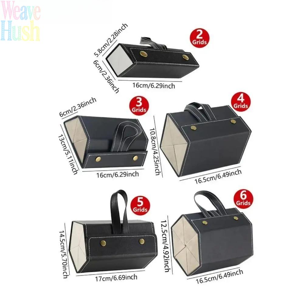 Polyester Hanging Sunglasses Organizer - Dustproof Protective Storage, 2/3/4/5/6 Slots, Unisex Portable Travel Daily Eyewear Holder, Bag Accessory for Household Use