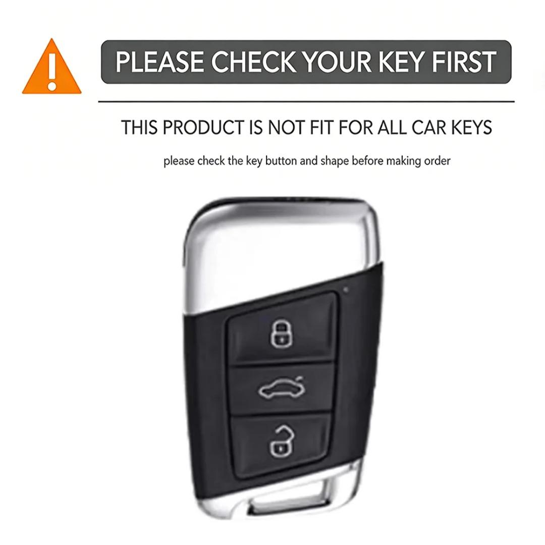 New Style Silicone Remote Car Key Case Cover For VW PASSAT B8 Skoda Kodiaq Superb A7 Car Keyless Fob Shell Holder Protector