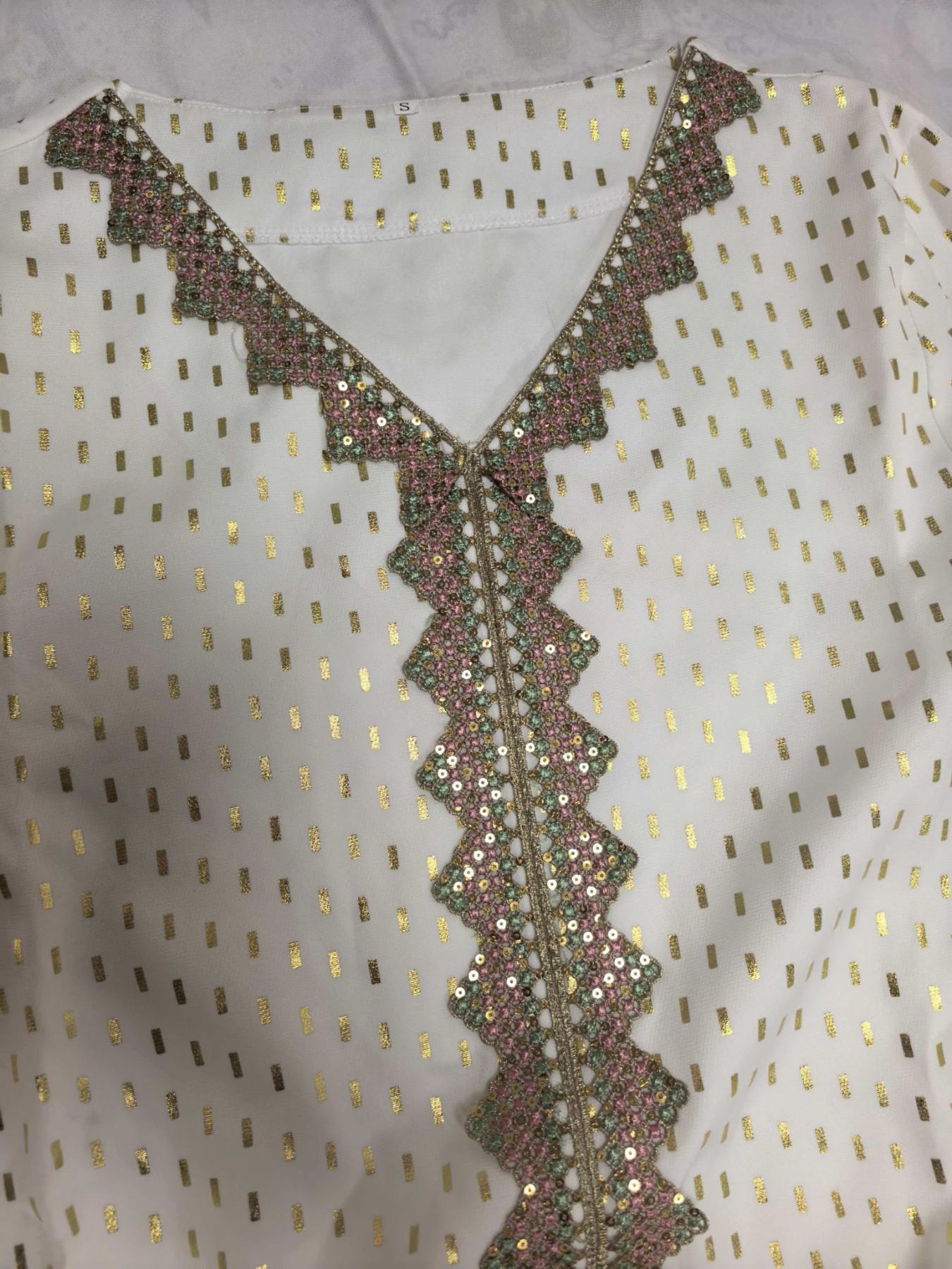 New Muslim Abaya for Women, European and American Style Cross-Border E-Commerce Fashion, Latest Design Long Robe