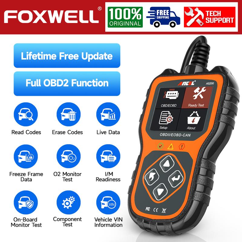 ANCEL AS200 OBD2 Scanner Automotive Tools Professional Code Reader Car Scanner Engine Check Auto Diagnostics Vehicle ANCEL AS200 OBD2 Scanner Automotive Tools Professional Code Reader Car Scanner Engine Check Auto Diagnostics Vehicle