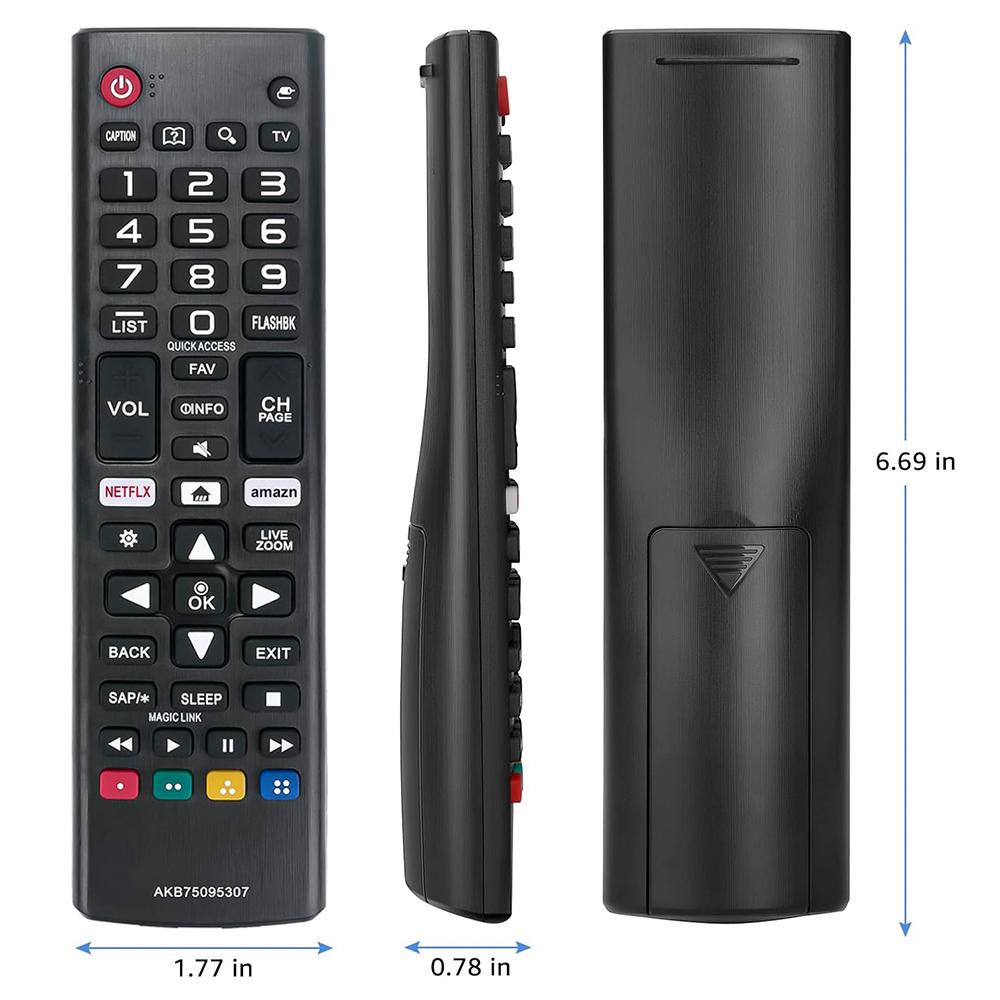 Remote Control Replacement AKB75095307 for LG Smart TV ,Universal for All LG OLED 3D Thinq LCD TV 43UJ6500 43UJ6560 49UJ6500 49UJ6560 55UJ6520 55UJ6540 55UJ6580 60UJ6540 24lm520d 24LM520S 28lm520s