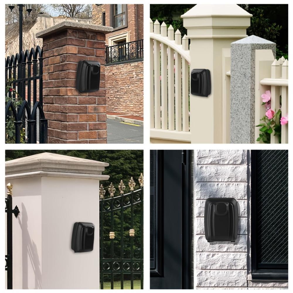 Key Lock Box Wall Mount with Code, Key Lock Box for Outside, Waterproof Key Safe Extra Large Lockbox for Keys Outdoor, 12-Digit Combination Key Storage Box Spare Hider for Home Garage