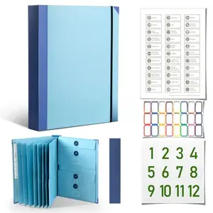 Manila Pocket Folder Binder Organizer with Manila Pocket System - Heavy-Duty Non-Woven Nylon Document Holder Suitable for, Office,, Binder Binding, File Organizer for Paper, Certificates, Reports
