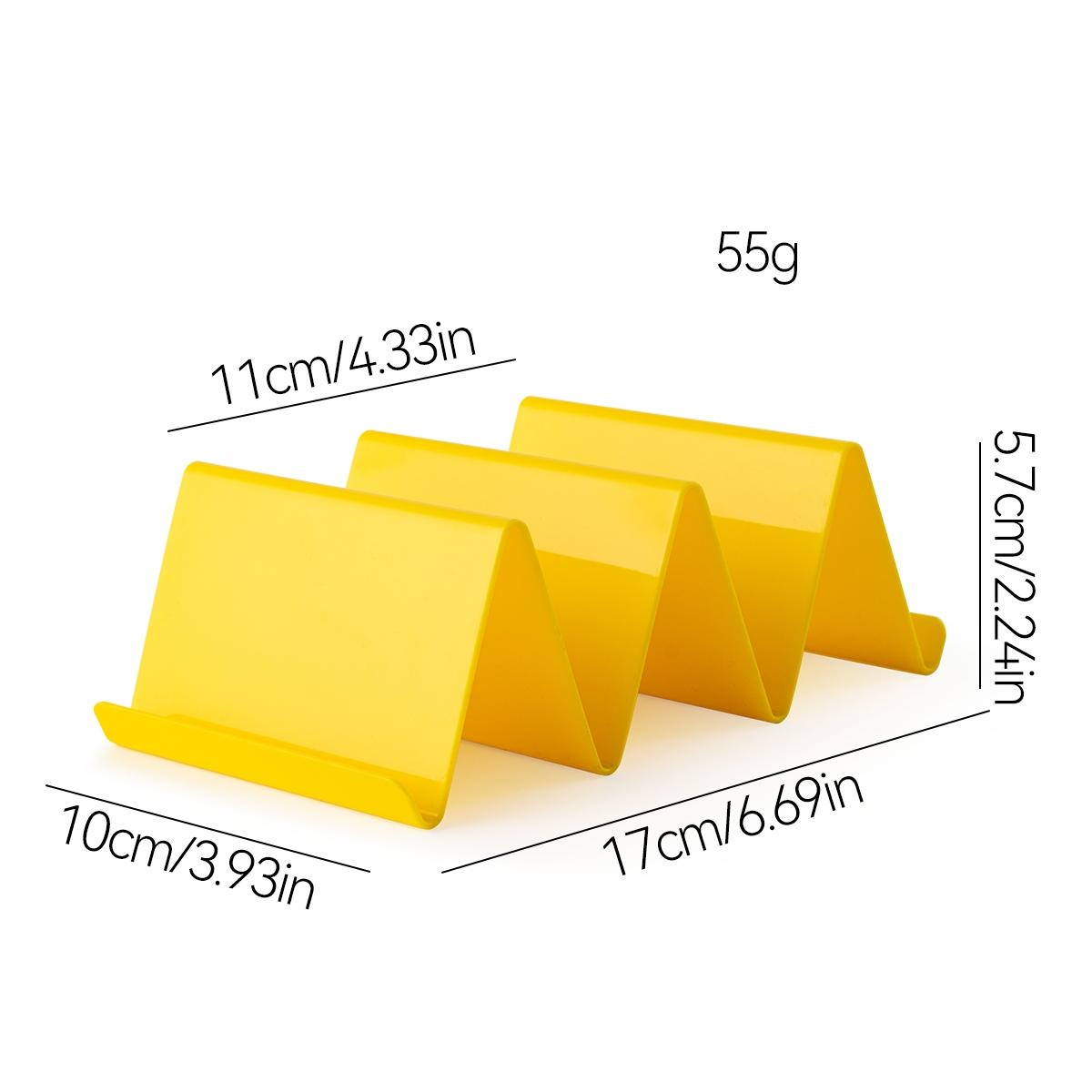 Mexican Tortilla Rack, Plastic Taco Stand, Wave-Shaped Tray, Taco Cake Display Holder, Kitchen Tool, 1 Piece, Ideal for Home Use