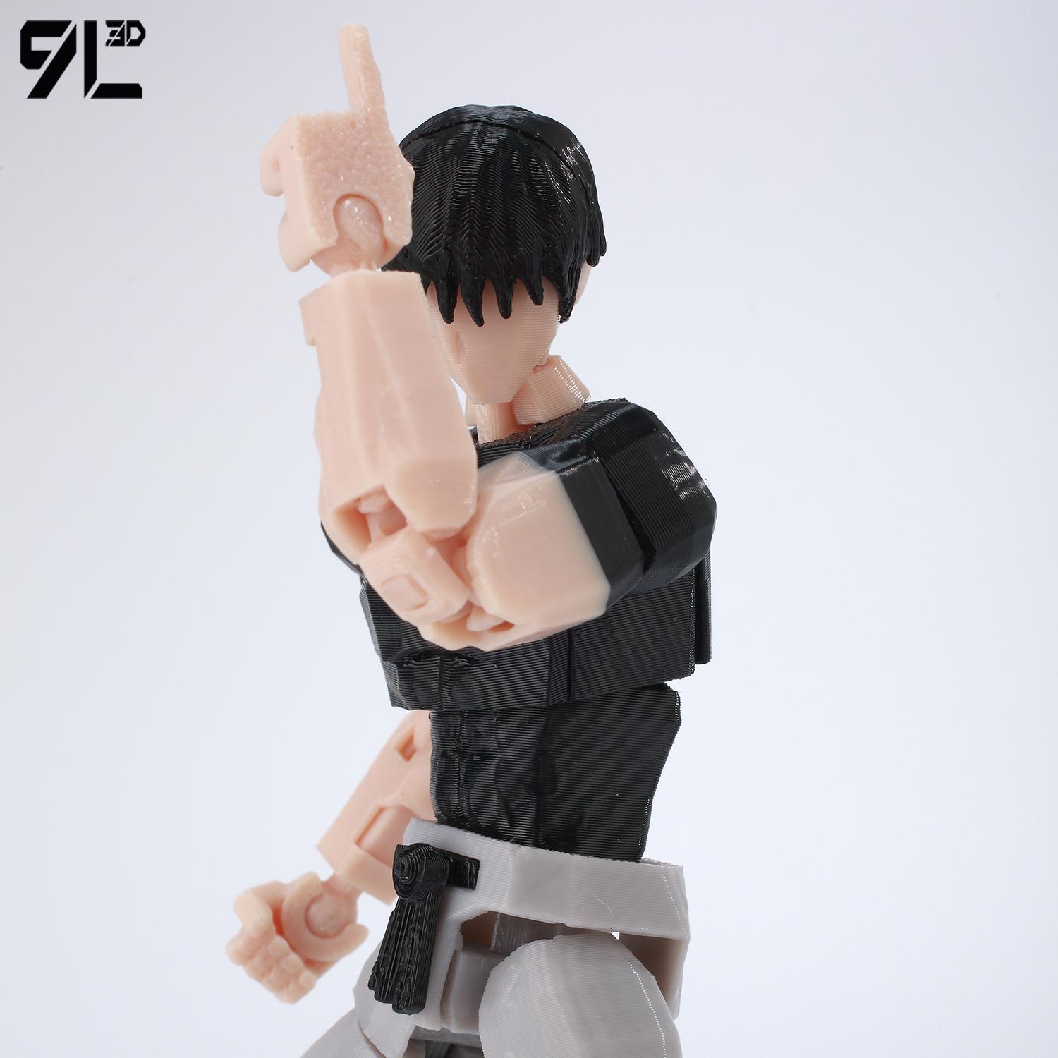 9L3D Printed Jujutsu Kaisen Fushiguro Toji Anime Multi-Jointed Shapeshift Toys Action Figures Mannequin Model Ornaments Gift Toy