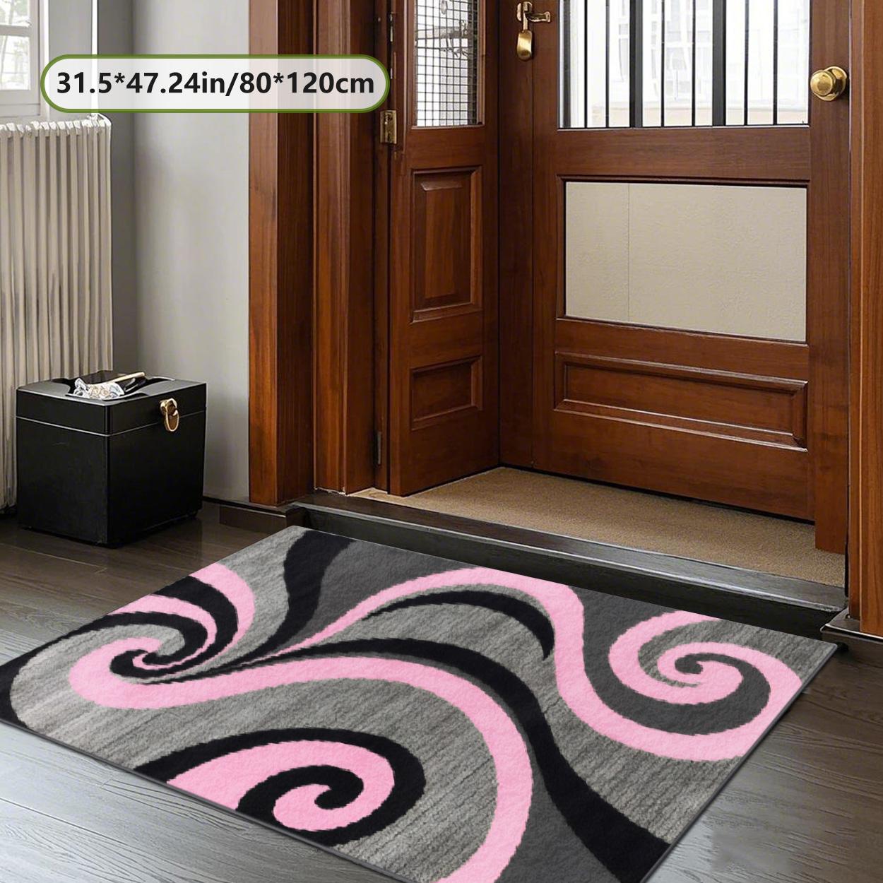 Velvet soft and comfortable patterned printed carpet, Modern Abstract Rug, suitable for multiple scenarios, available in various sizes, soft and non-shedding