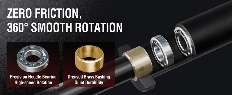 Olympic EZ Curl Bar 47” – 2 Inch Barbell for Biceps & Triceps, 700LB Capacity, Knurled Grip, Multi-Angle Wrist-Friendly Arm Training Bar for Home Gym Workout Equipment