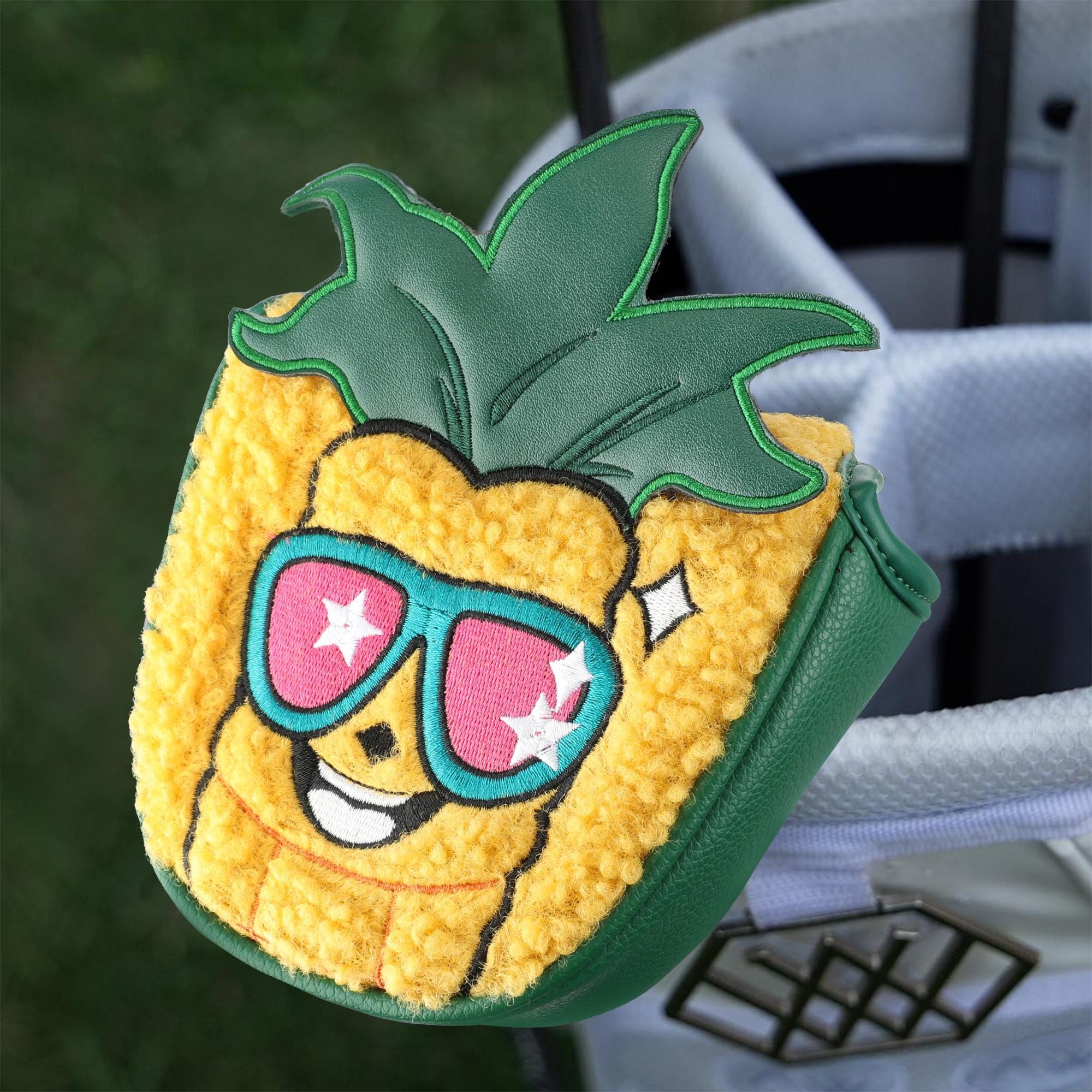 1 PC Golf Putter Cover,Fun Premium Embroidery and a Magnetic Closure Design,Suitable for All Golf Enthusiasts,A Portable and Durable Golf Club Accessory