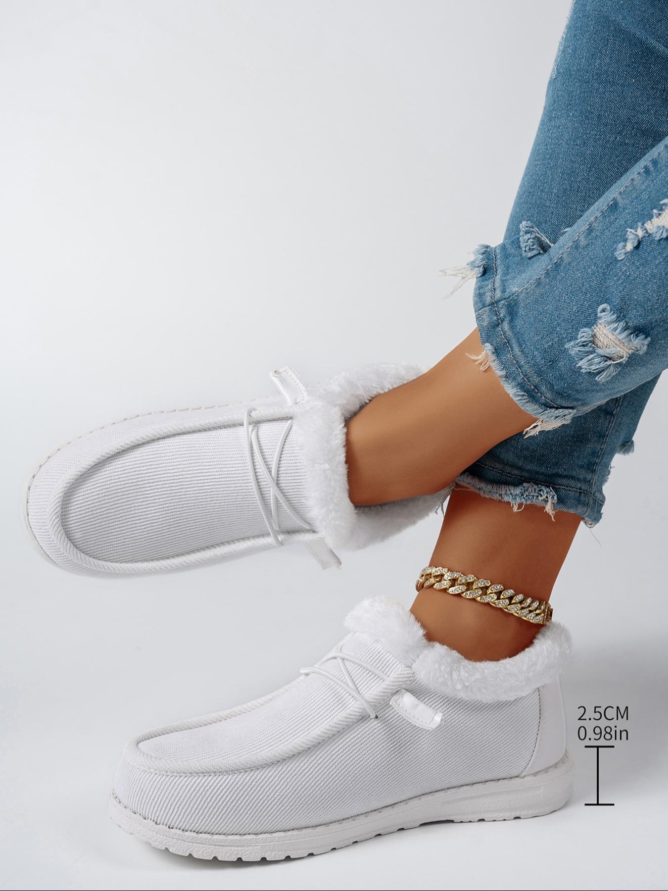 Women's Fleece Lined Corduroy Loafers, Warm & Lightweight Design, Perfect for Fall Winter Daily Wear, Home Outdoor Activities