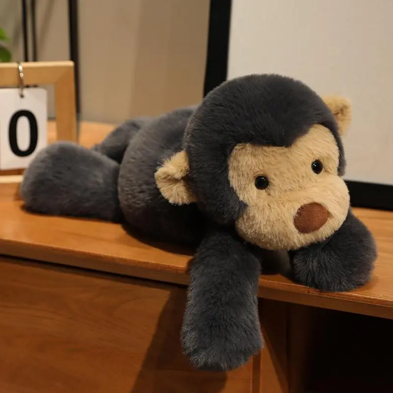 40CM Kawaii Cartoon Simulation Anime Cute Monkey Stuffed Animal Plush Toy Doll Children's Monkey Handmade Doll Festival Gift