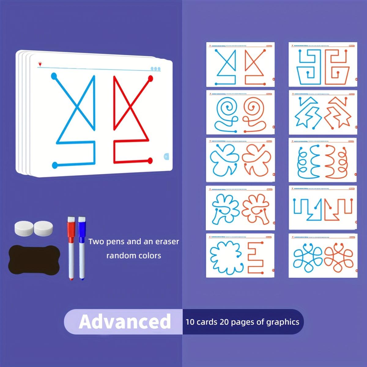20 Piece Action Coordination Practice Set, Cardboard Material, No Batteries Required, Three Difficulty Levels, Ideal for Skill Development