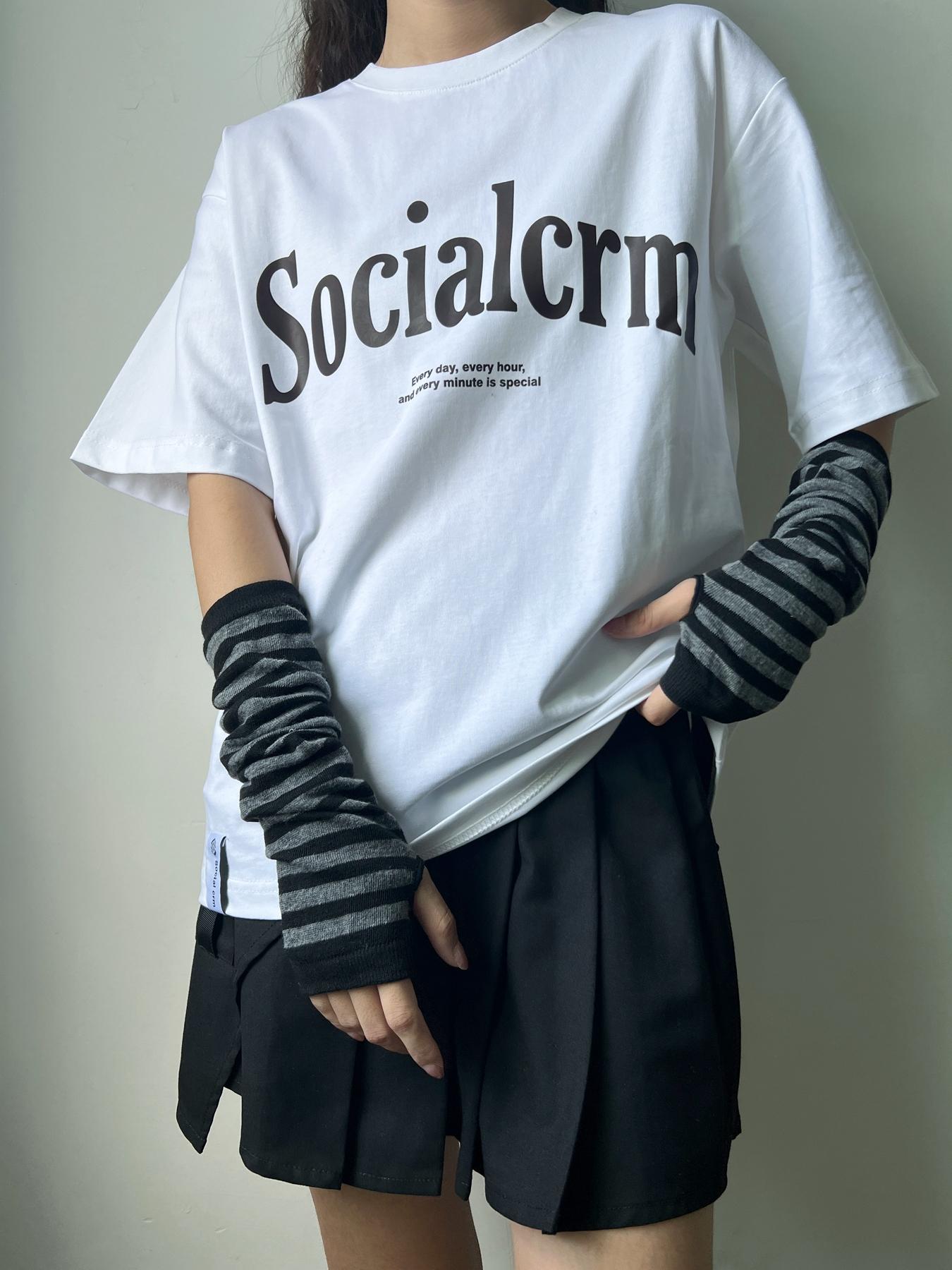 Women's 1 Pair Colorblock Striped Pattern Fingerless Gloves, Fashion Cute Casual Cozy Gloves for Daily Outdoor Wear, Women's Clothing Accessories for Summer Spring Fall