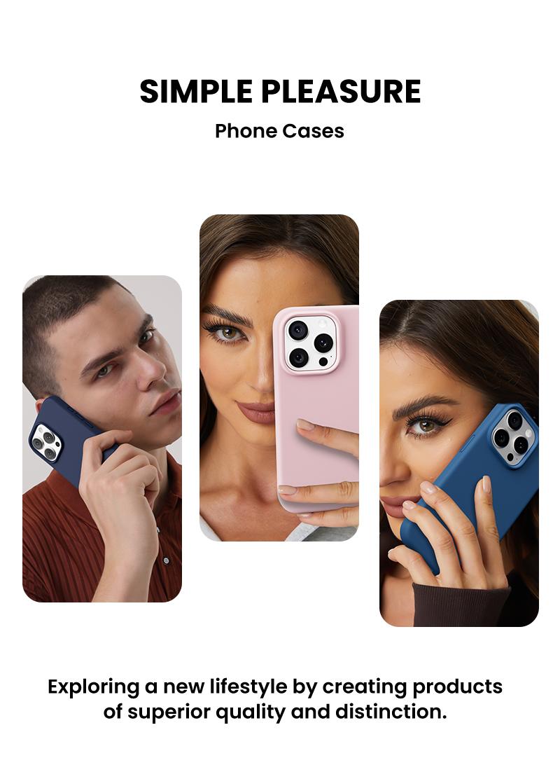 ORNARTO Silicone Case for iphone 16 series, Full-Body Protection for Smartphones, Silky-Soft Touch Cellphone Casing, Shockproof Cover