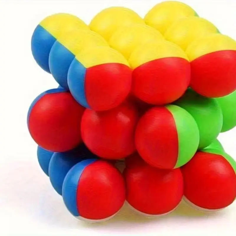 3x3 Round Magic Cube, Creative Spherical Three-Stage Puzzle, Stress Relief Intellectual Toy, Fun Brain Teaser for All Ages