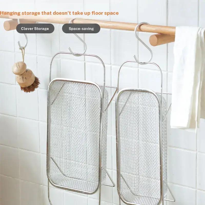 Extendable Stainless Steel Sink Drain Basket, Vegetable Washing Basin Rack, Kitchen Sink Drain Rack, Dishwashing Sink Bowl Rack