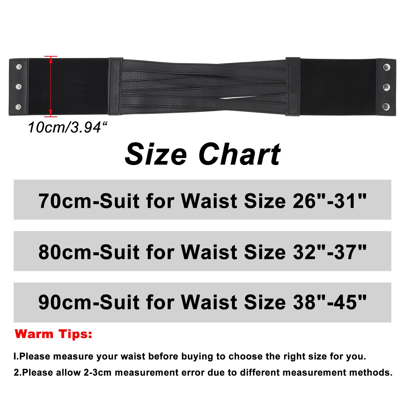 XZQTIVE Wide Elastic Belts for Women Dresses Black Waist Corset Belt for Women Fashion Wide Stretchy Belts SpringStatements XZQTIVE Wide Elastic Belts for Women Dresses Black Waist Corset Belt for Women Fashion Wide Stretchy Belts SpringStatements