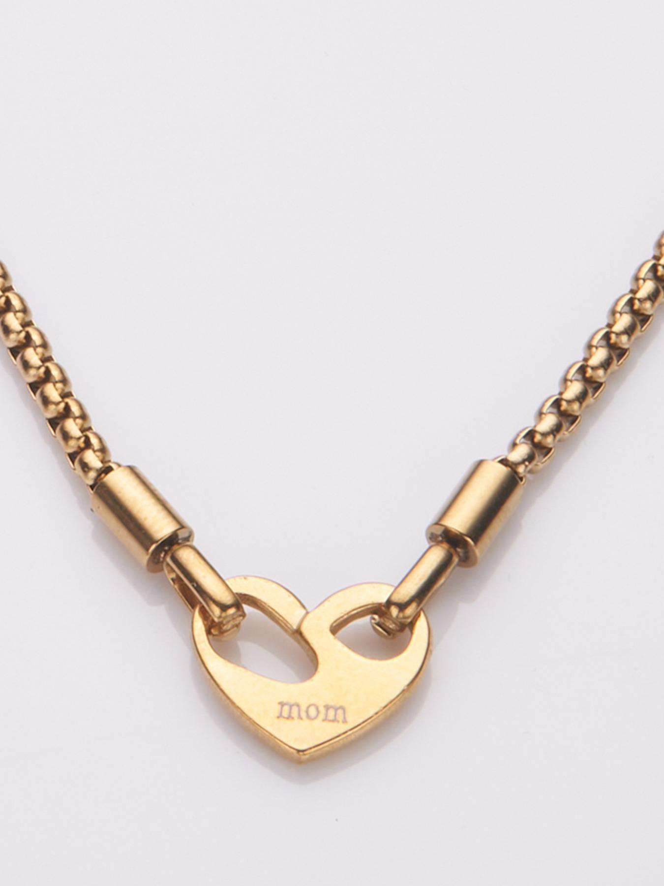 Stainless Steel Heart Pendant Necklace, Fashion Jewelry for Party, Daily Clothing Decor, Trendy All-match & Exquisite Jewelry for Birthday Gift, Heart Design Necklace