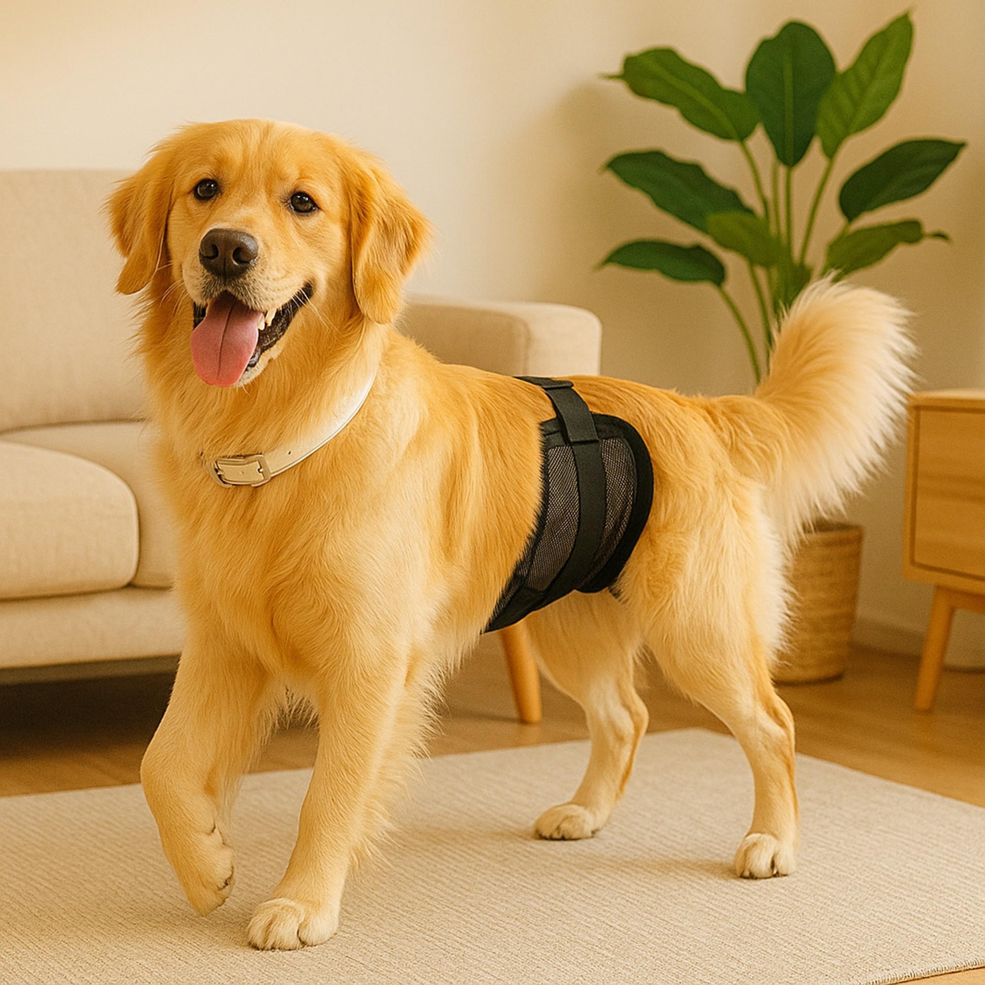 Adjustable Pet Training Pants for Dogs, Breathable Mesh Fabric, Home & Outdoor Use, Anti-Overflow Urine Protection, Comfortable Gaiter