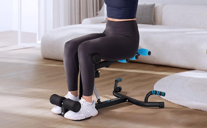 MERACH Sit Up Machine Gifts For Her/Him Deep Squat Machine Home Gym Workout Training Abdominal bench Push Up Trainer