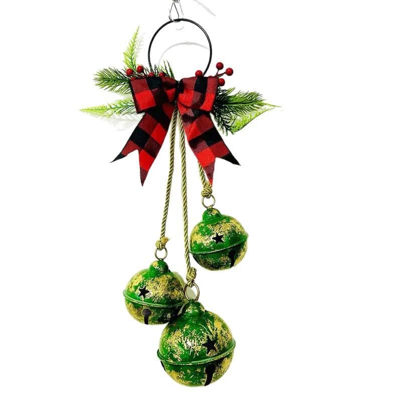 Christmas Decoration Set, Three-Bell Hanging Ornament, Festive Tree Door Decor, Holiday Home Gift, Perfect Seasonal Addition