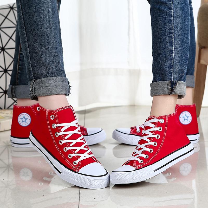 Unisex High Top Canvas Shoes, Classic Design, Versatile All-Season Footwear, Suitable for Various Occasions, Comfortable and Stylish