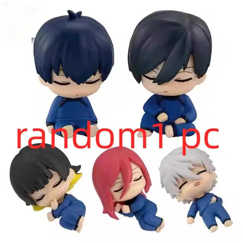 In Stock Anime Blue Lock Sleep Team Nagi Isagi Blind Box Kawaii Action Figure Desktop Ornament Birthday Surprise Gifts For Fans