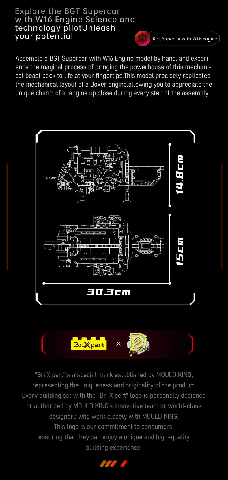 Mould King 10163 W16 Engine Red Car Motor Model That Runs Building Block Adult Kid Toy Collectibles 955 Pcs Truck Stem Construction Set Mould King 10163 W16 Engine Red Car Motor Model That Runs Building Block Adult Kid Toy Collectibles 955 Pcs Truck Stem Construction Set