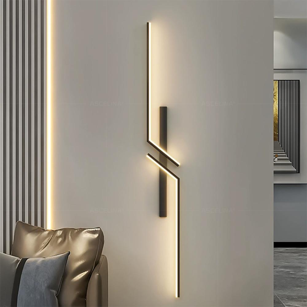 L-shaped Lines Wall Lamp, Electrical Wiring, Decorative Wall Lamp, 60 ...