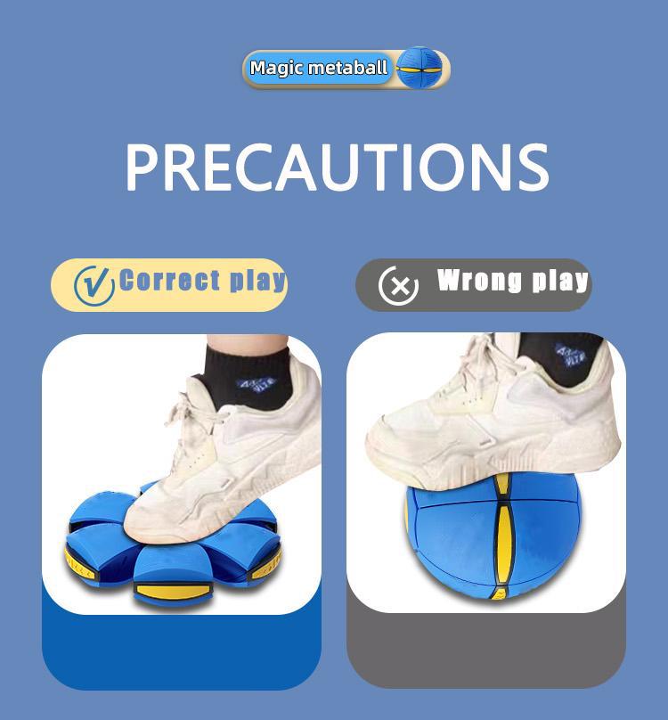 Bouncing ball,Magic metaball ,Magic Flying Saucer,bouncy ball,Parent-child interaction, pet toys, the best gift