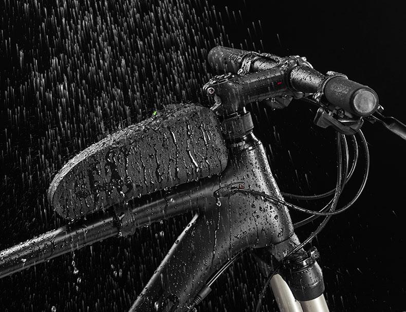 ROCKBROS Bike Top Tube Bag Bicycle Front Frame Bag Waterproof Bike Pouch Pack Bike Phone Bag Cycling Accessories Pouch for Mountain Road Bike Large