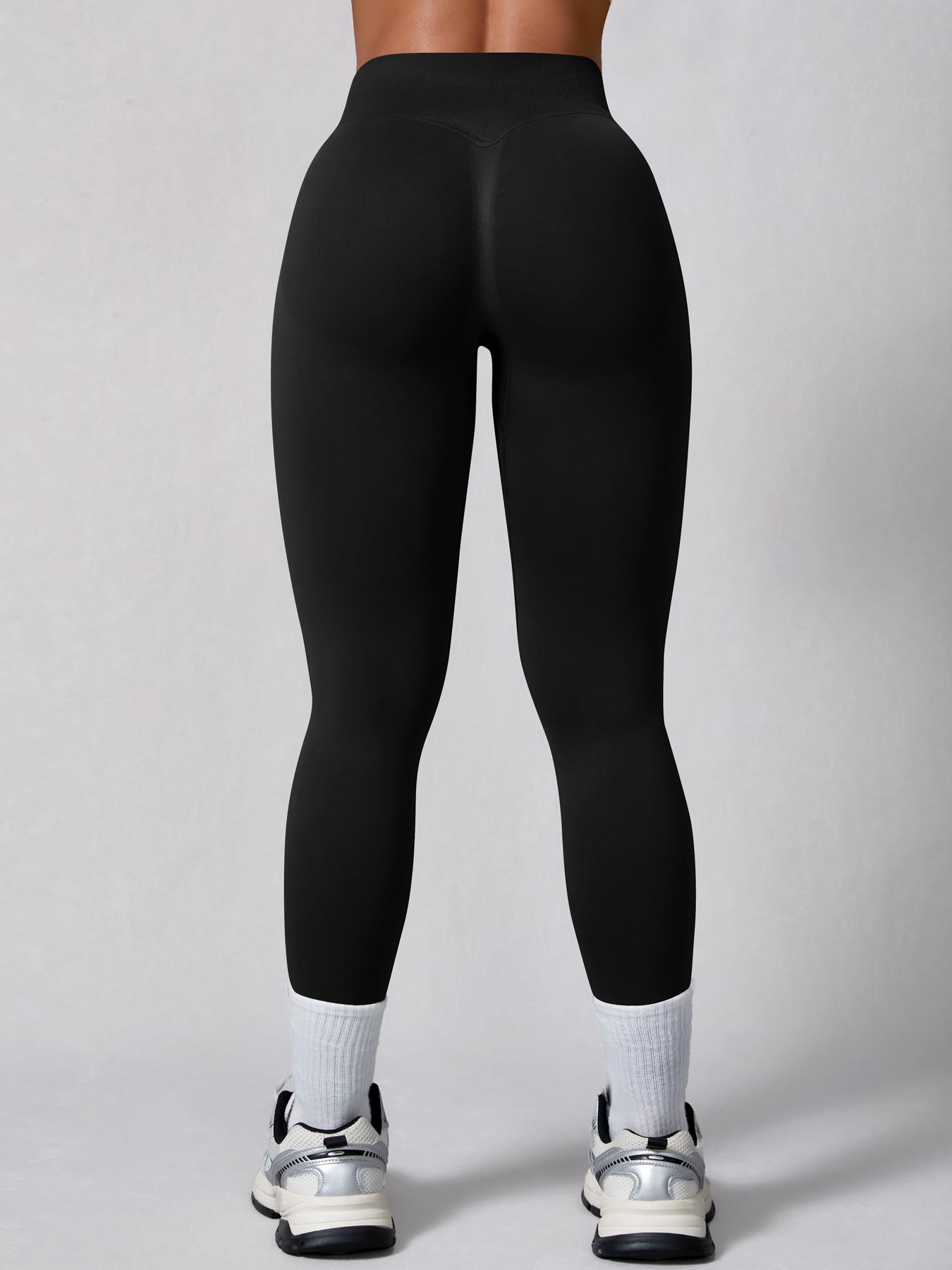 Women's High Waist Tight-Fitting Peach Butt Shaping Yoga Pants, Soft Skin-Friendly Long Workout Tights, Gym Fitness Leggings for All Seasons, Perfect for Gym Running Hiking